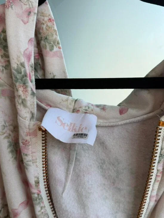 Selkie Floral Zip Up Hoodie - Picture 4 of 6